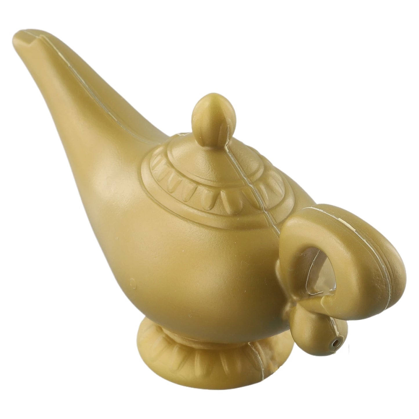 Aladdin Genie Lamp Costume Prop – Vintage Decorative Teapot, Retro Magic Lamp Ornament for Halloween, Christmas & Party Decoration