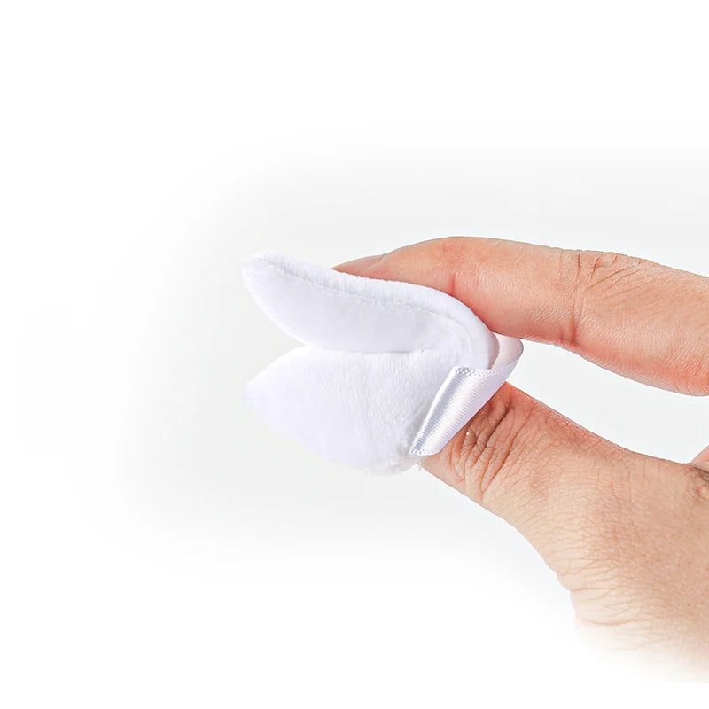 SHIDISHANGPIN Triangle Velvet Powder Puff – Reusable Face Cosmetic Sponge, Mini Cotton Makeup Puff for Foundation, Eyeshadow, and Beauty Tools (1/2/3/6pcs)