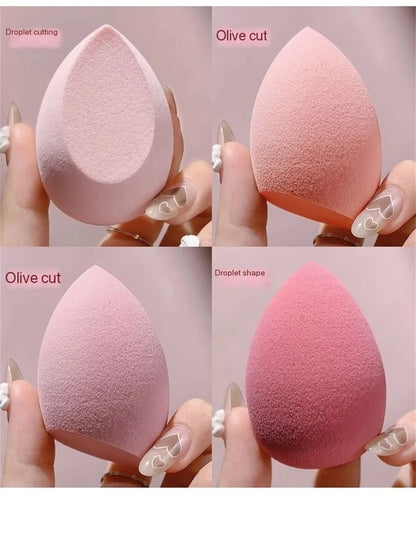 4PCS Makeup Sponge Blender Beauty Egg Cosmetic Puff – Soft Foundation & Powder Sponges for Women, Professional Beauty Tools